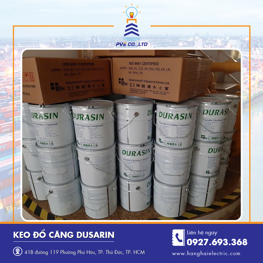 Thùng keo đổ căng Dusarin với nhãn mác rõ ràng, đảm bảo nguồn gốc chính hãng. Thùng keo đổ căng Dusarin với nhãn mác rõ ràng, đảm bảo nguồn gốc chính hãng.
